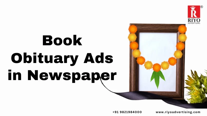 Publish an Obituary Ad in The Times of India