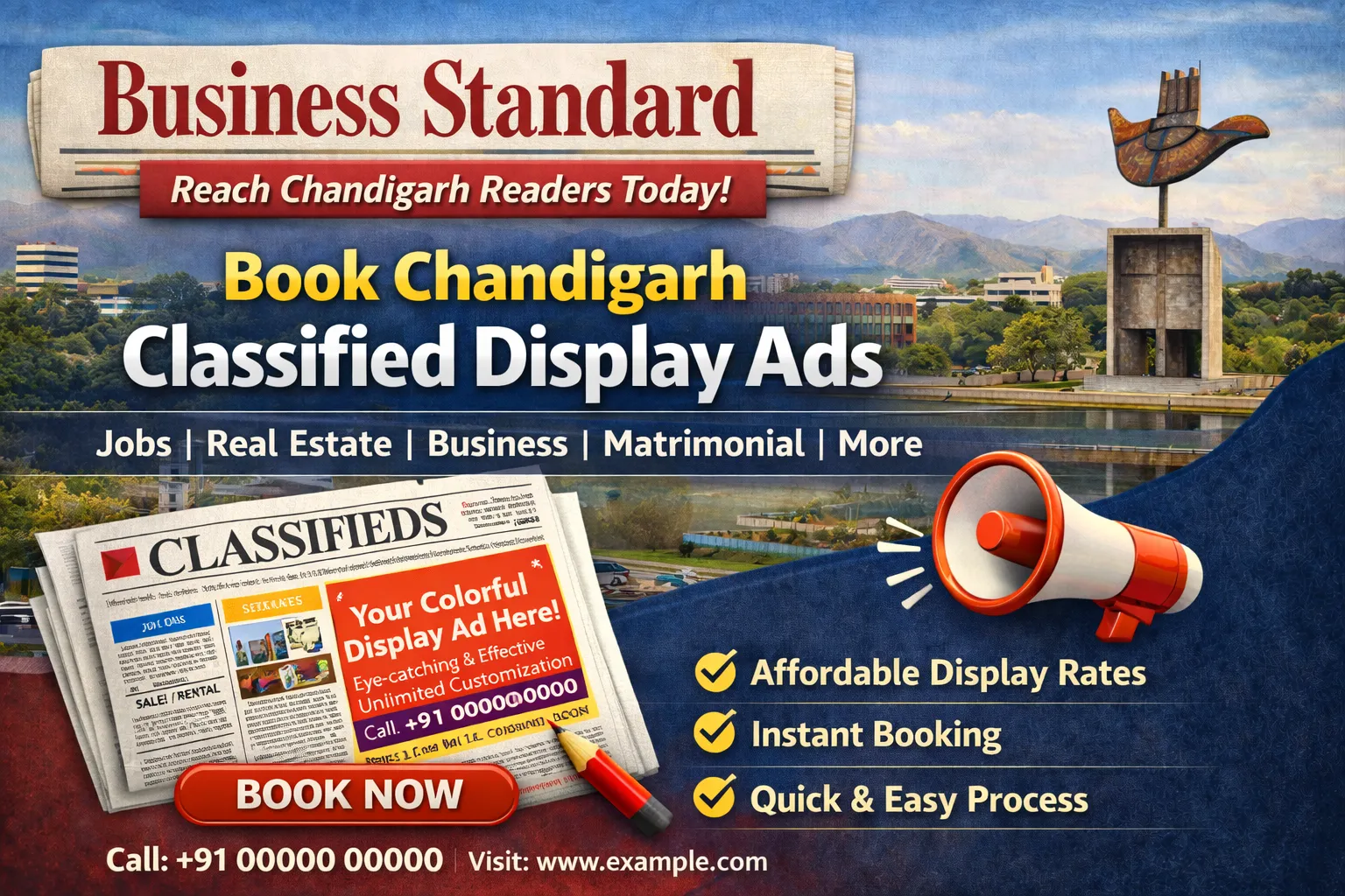 Book <span class="text-pink-700">Classifide Ads</span> in Business Standard Newspaper Online