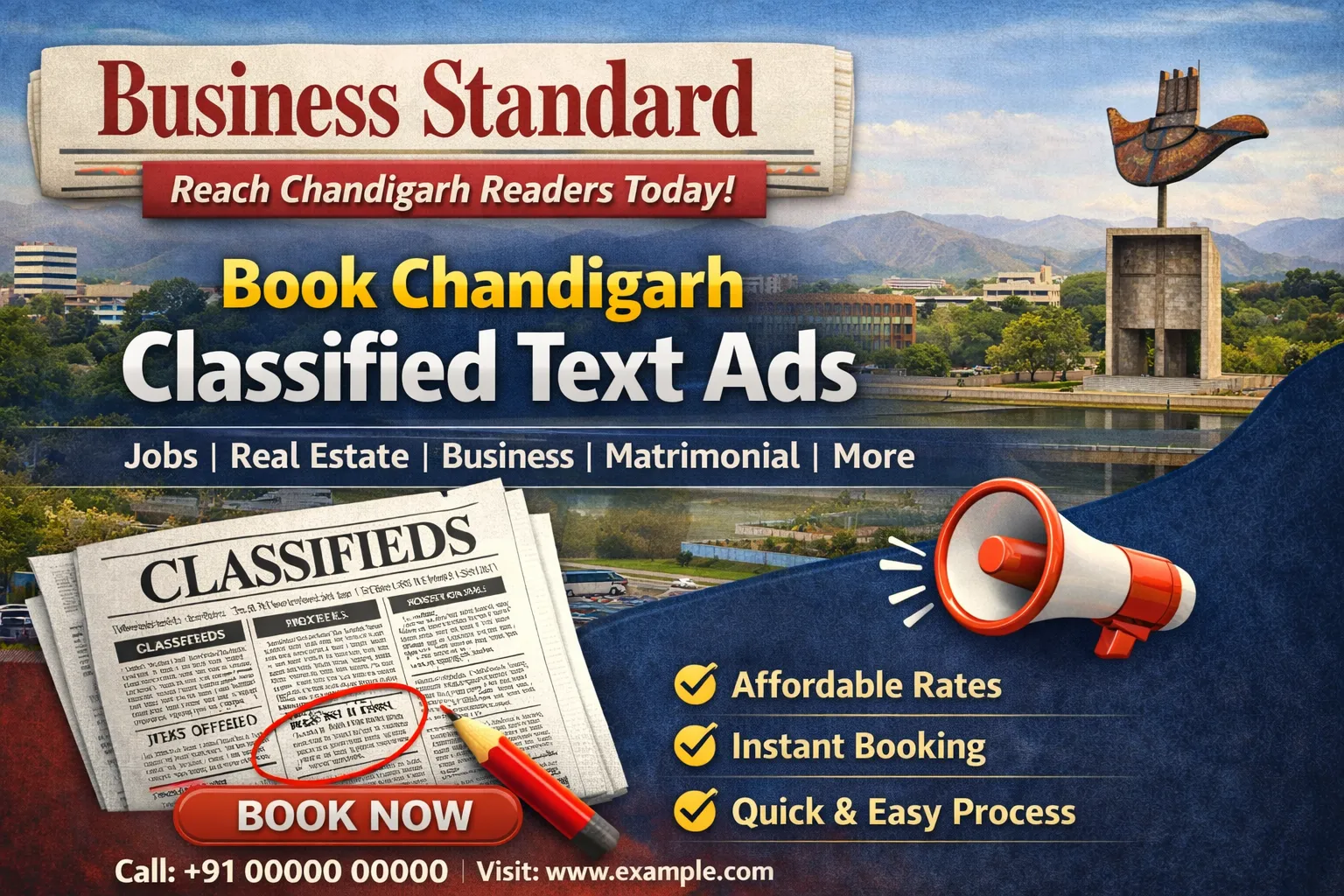 Book <span class="text-pink-700">Classifide Ads</span> in Business Standard Newspaper Online