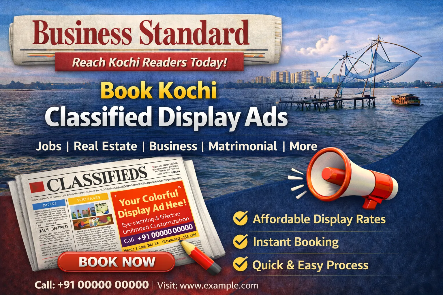 Book <span class="text-pink-700">Classifide Ads</span> in Business Standard Newspaper Online
