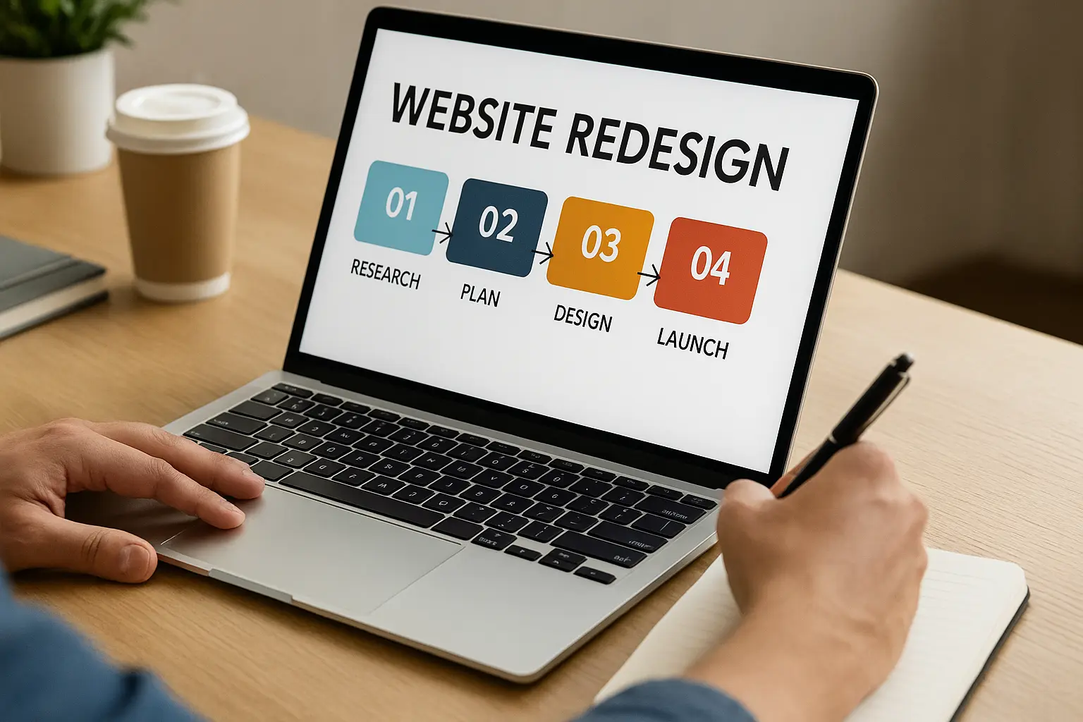 How the Redesign Process Works (Our 4-Step Plan)