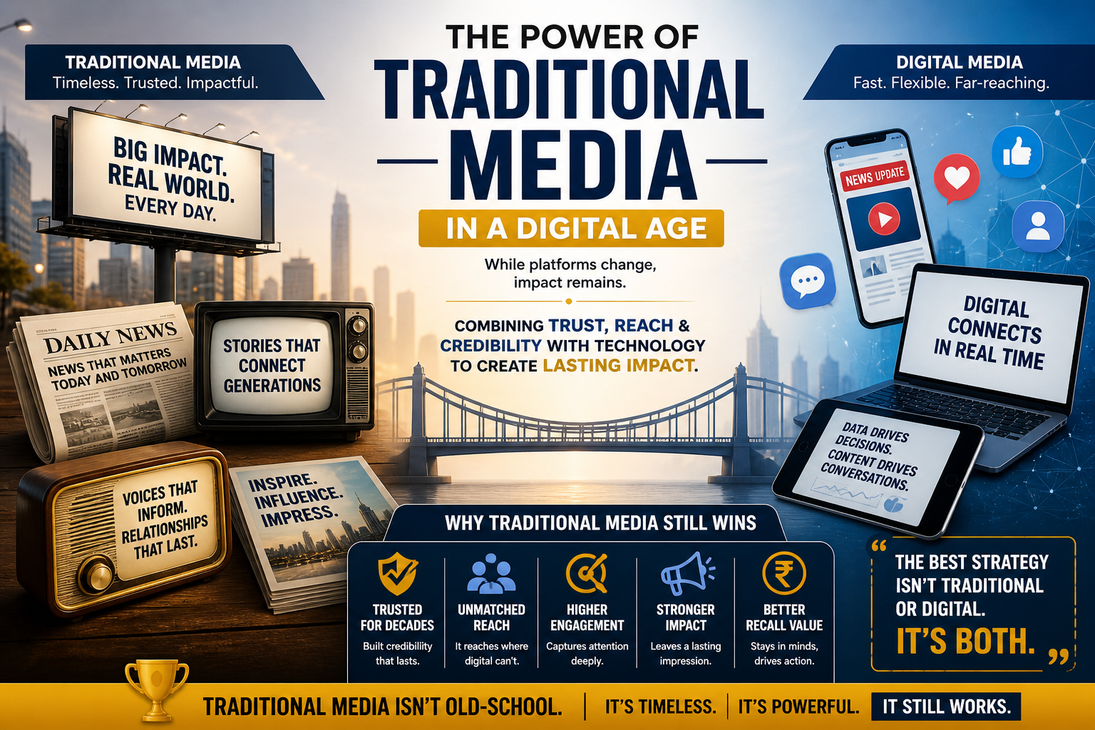 The power of traditional media