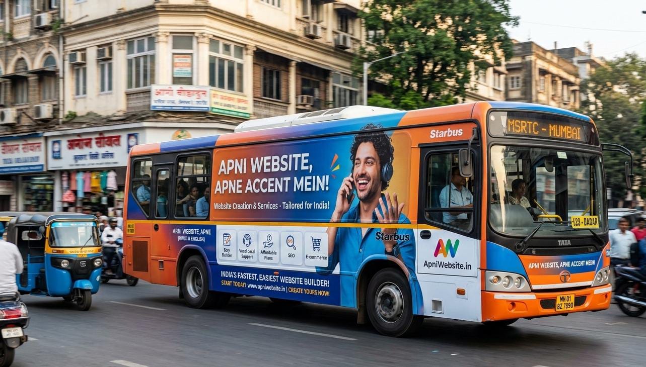 Bus Stop Advertisement