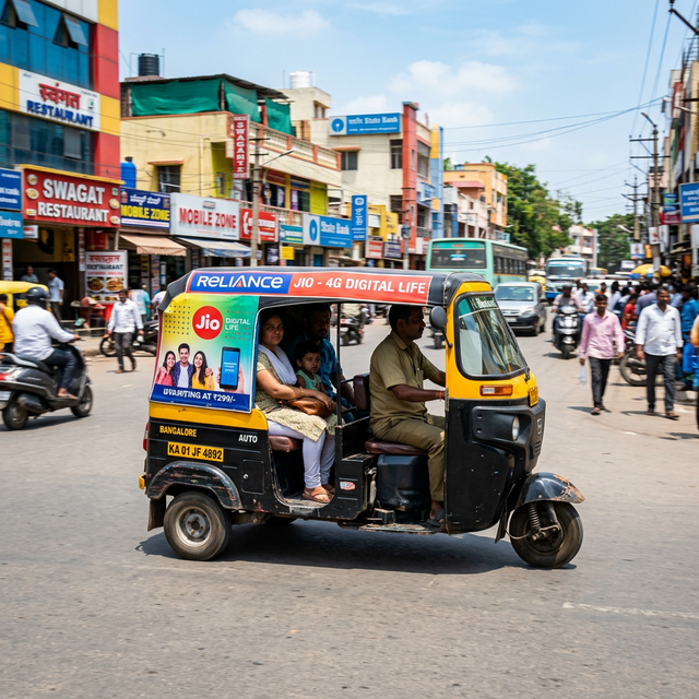 Auto Rickshaw Advertisement