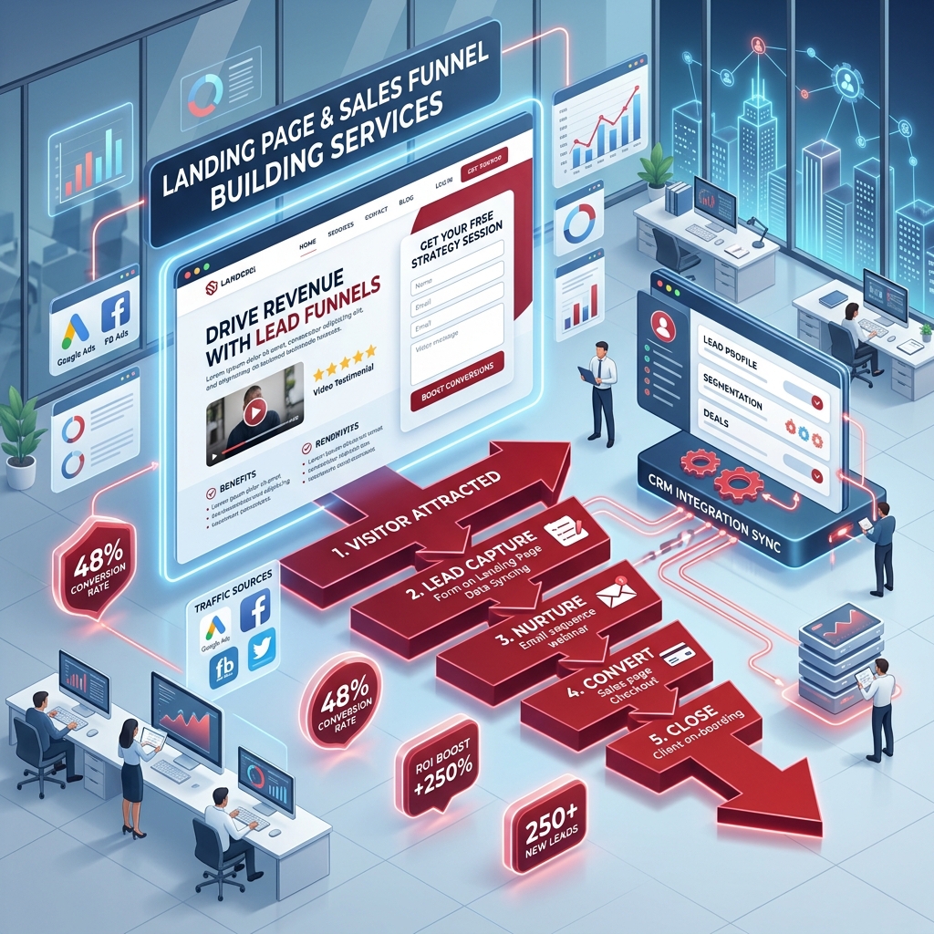 Landing Page & Sales Funnel Services India