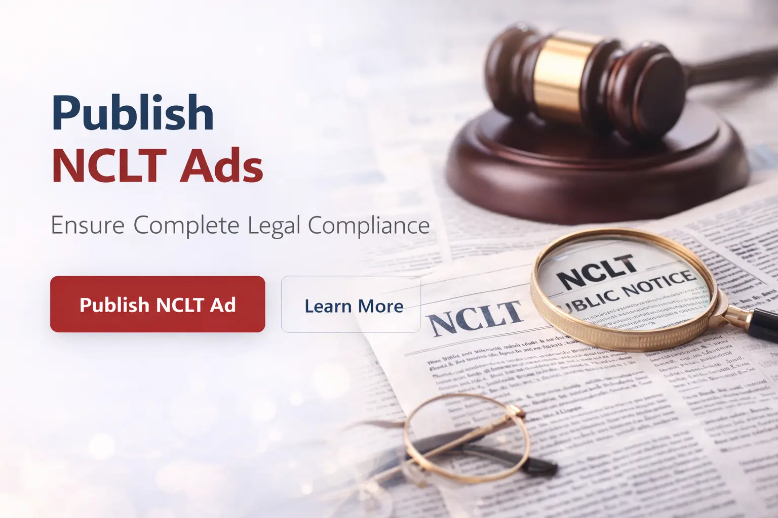NCLT Newspaper Advertisement