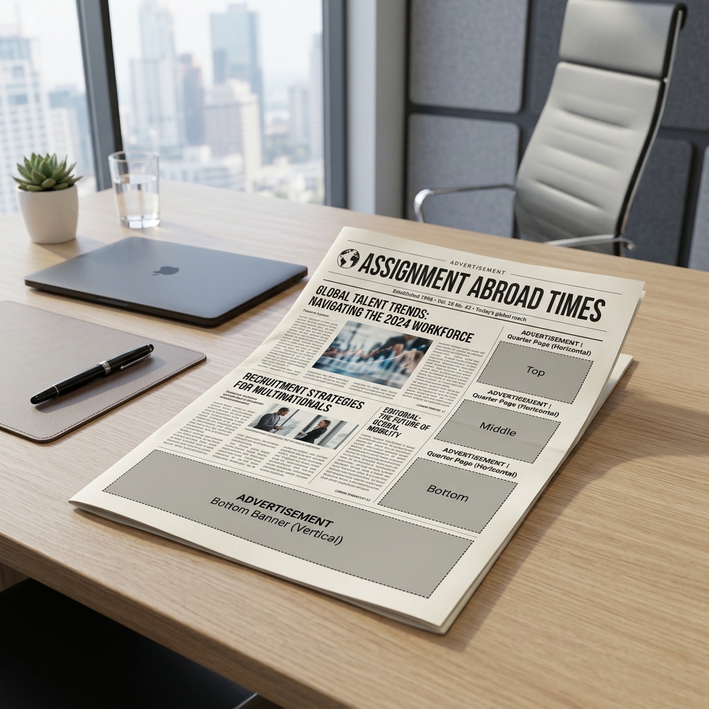 Assignment Abroad Times Newspaper front page
