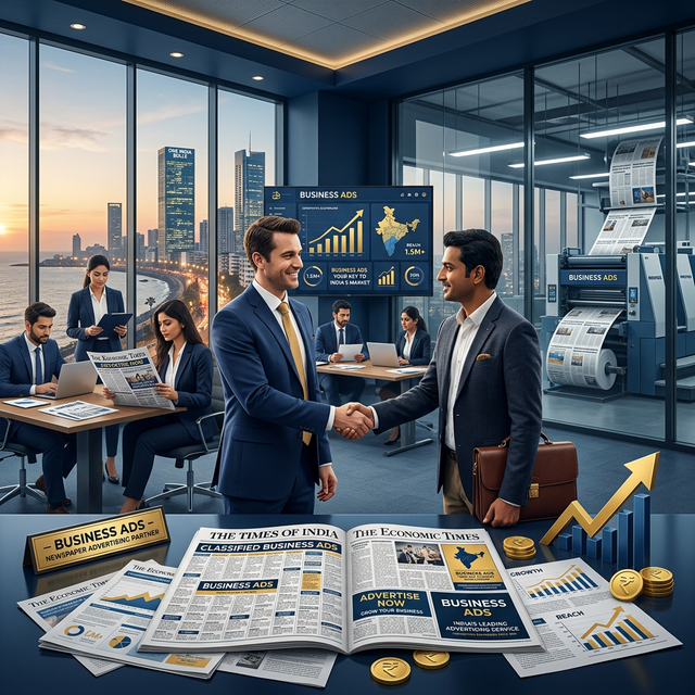 Business Ads Newspaper Advertising India