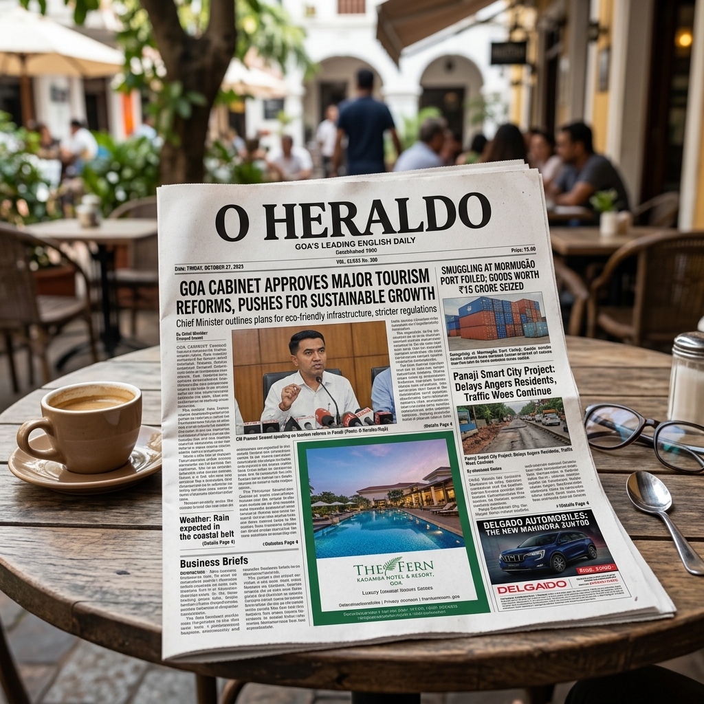 O Heraldo Newspaper front page