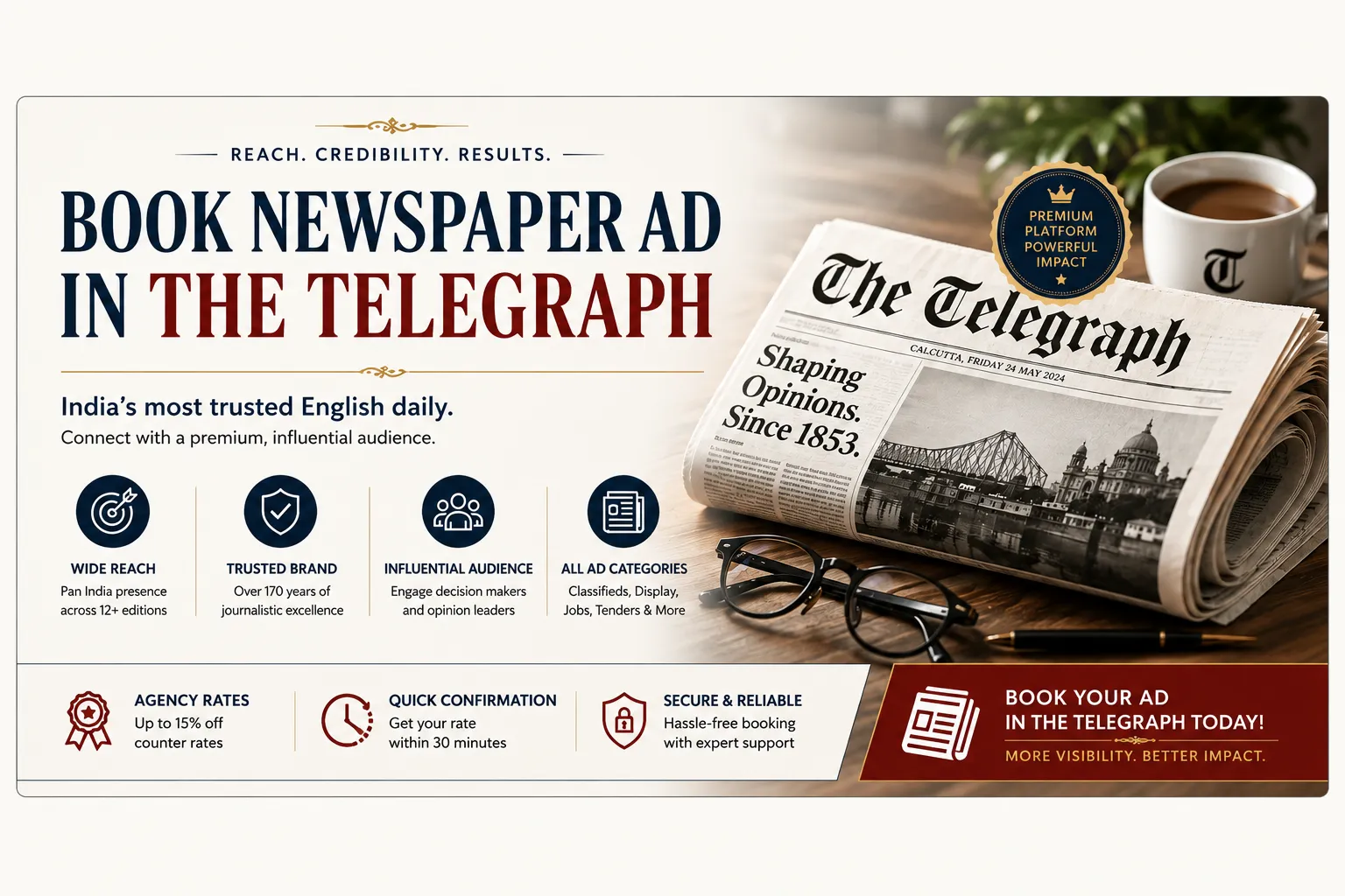 The Telegraph Newspaper Ad Booking