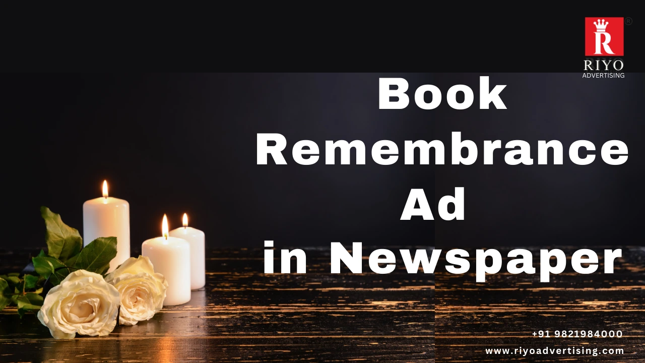 Remebrance ads in mumbai newspaper