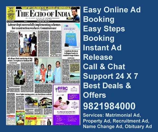 The Eco of India Ad Rates 2026 | Book Ads In The Eco of India, English ...