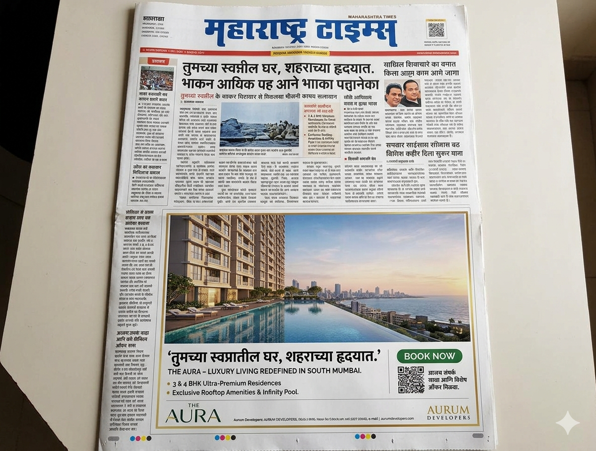 Book <span class="text-pink-700">Classifide Ads</span> in Maharashtra Times Newspaper Online
