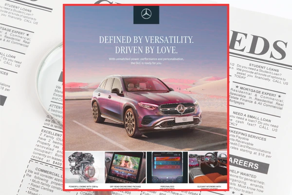 Display Ad collage