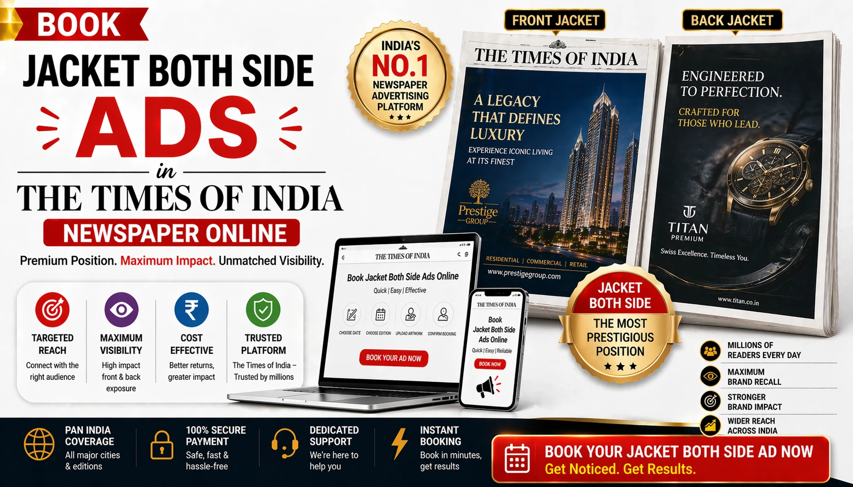 Book <span class="text-pink-700">Classifide Ads</span> in Times Of India Newspaper Online