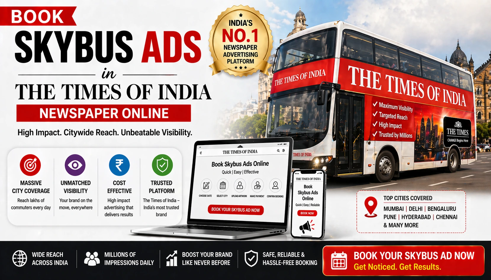 Book <span class="text-pink-700">Classifide Ads</span> in Times Of India Newspaper Online